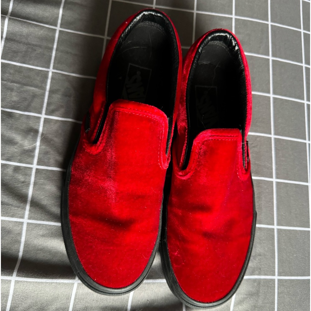 Red Velvet Vans